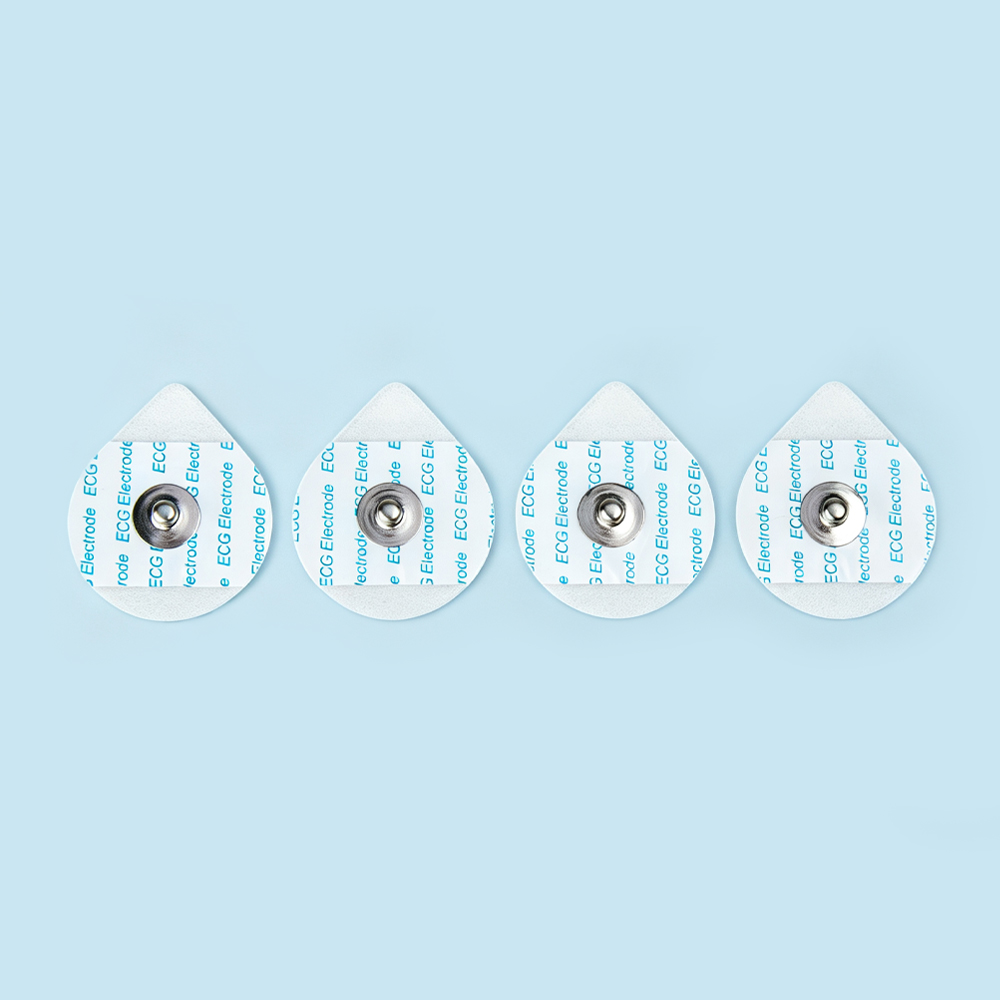 Leictreoidí ECG Foam Teardrop Indiúscartha 36*40mm