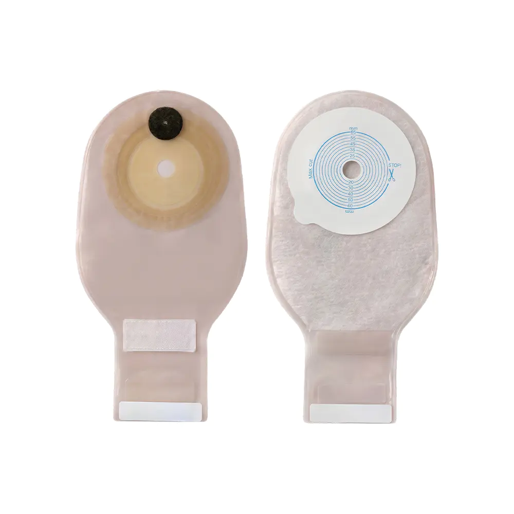 Píosa Aontaobhach Neamhfhite & Mogall Membrane Ciseal Seachtrach Mála Ostomy Séala Velcro